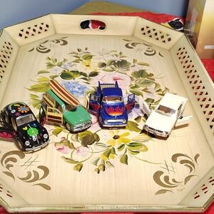 Classic Pull Back Toy Car Set with Opening Doors